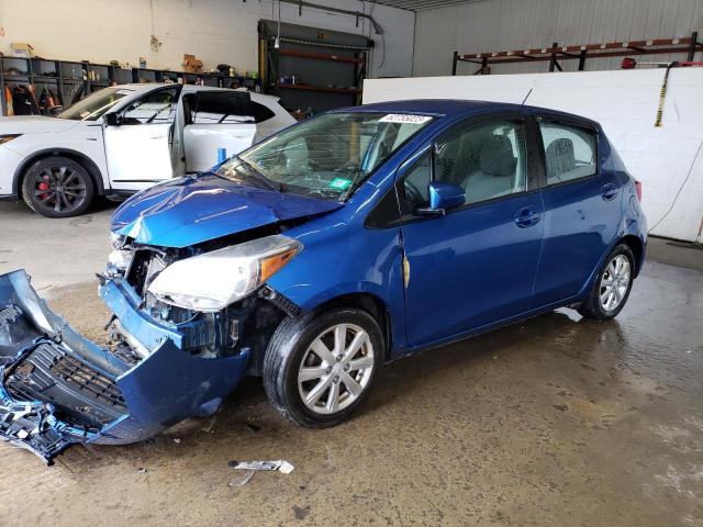 VNKKTUD33GA070678 - 2016 TOYOTA YARIS L BLUE photo 1