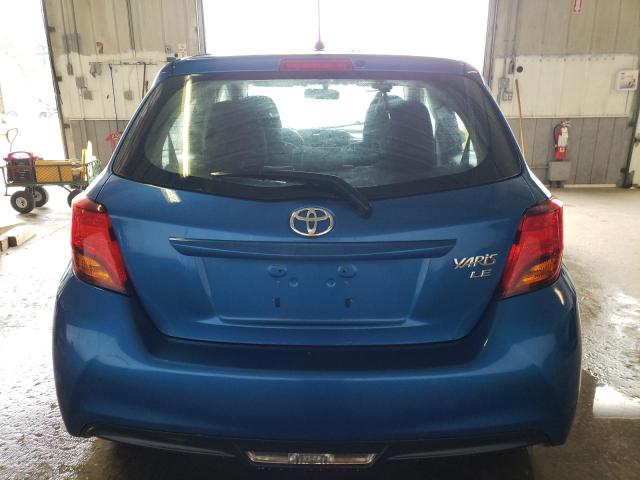 VNKKTUD33GA070678 - 2016 TOYOTA YARIS L BLUE photo 6