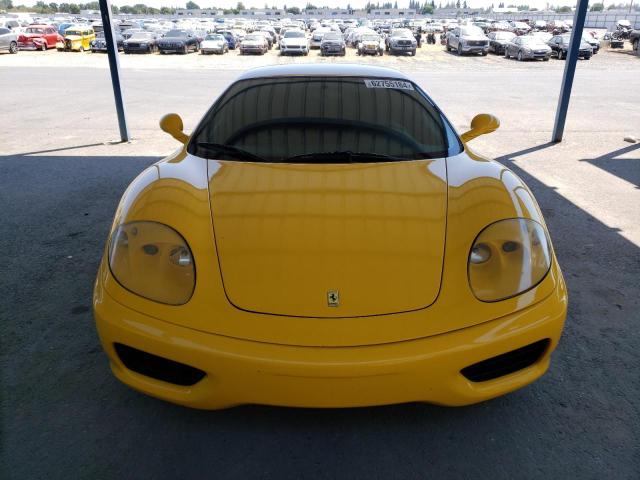 ZFFYU51A7Y0121715 - 2000 FERRARI 360 MODENA YELLOW photo 5