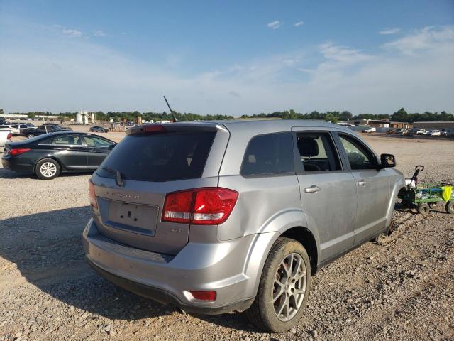 3C4PDDEG2JT187424 - 2018 DODGE JOURNEY GT SILVER photo 4