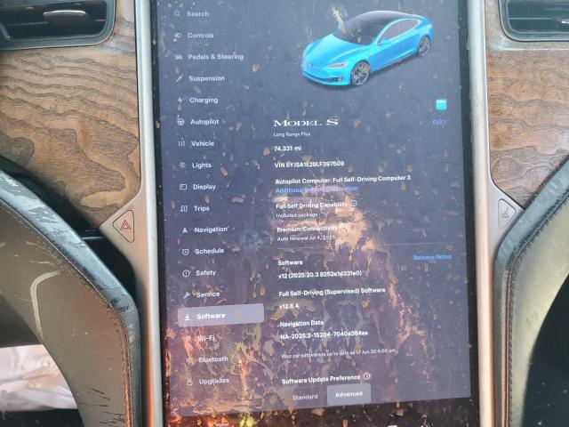 5YJSA1E29LF397509 - 2020 TESLA MODEL S Graphit Foto 9