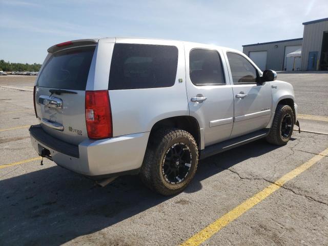 1GNFC13549R113805 - 2009 CHEVROLET TAHOE HYBRID SILVER photo 4