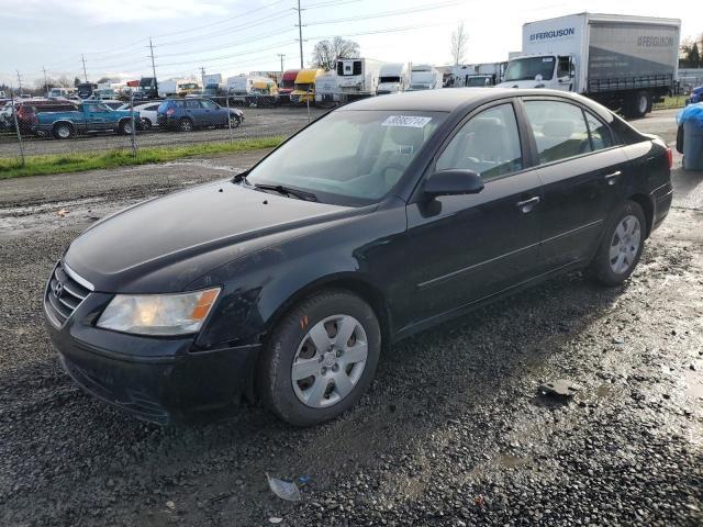 5NPET46C79H424961 - 2009 HYUNDAI SONATA GLS BLACK photo 1