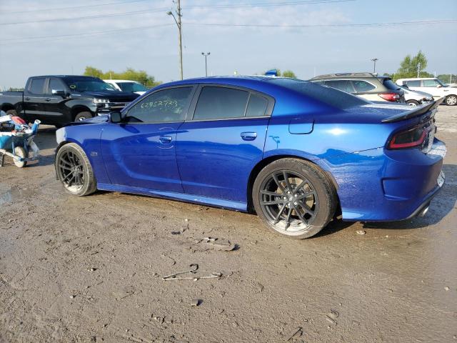 2C3CDXGJ7MH528407 - 2021 DODGE CHARGER SCAT PACK BLUE photo 2
