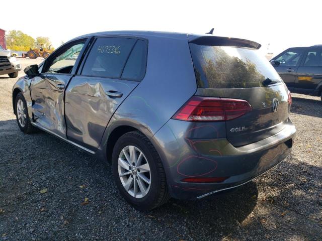 3VWW57AU5KM004466 - 2019 VOLKSWAGEN GOLF S GRAY photo 3