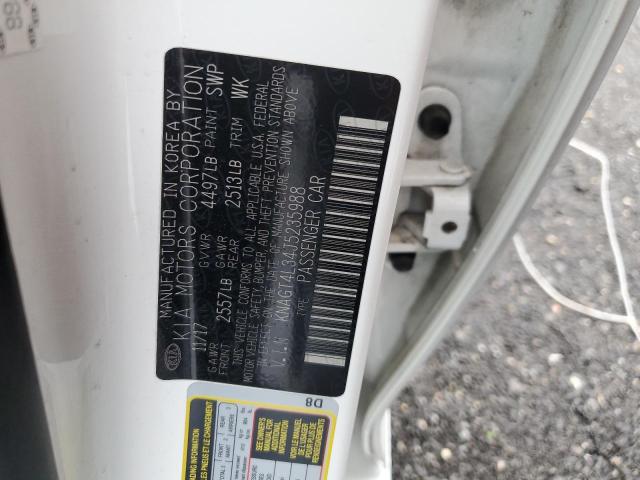 KNAGT4L34J5235988 - 2018 KIA OPTIMA LX أبيض صورة 12