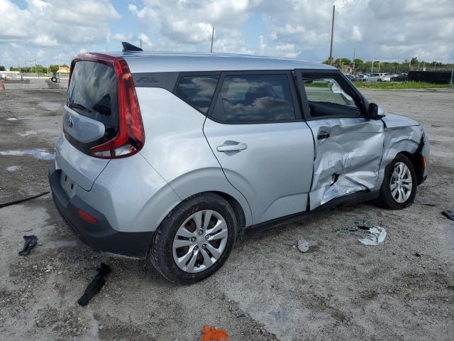 KNDJ23AU7L7054361 - 2020 KIA SOUL LX SILVER photo 3