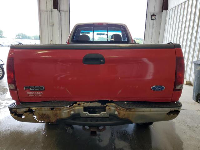 1FTFF28L8VKD73611 - 1997 FORD F250 RED photo 6