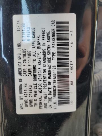 19UUB3F76FA001126 - 2015 ACURA TLX ADVANCE BLACK photo 13