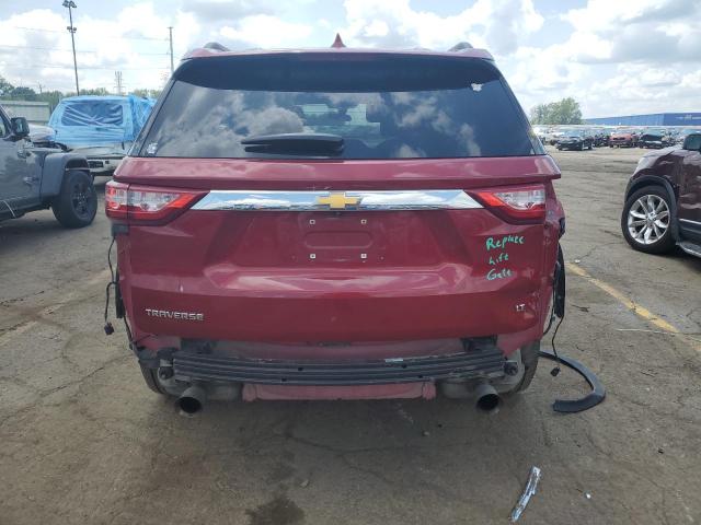 1GNERGKW3LJ139891 - 2020 CHEVROLET TRAVERSE LT RED photo 6