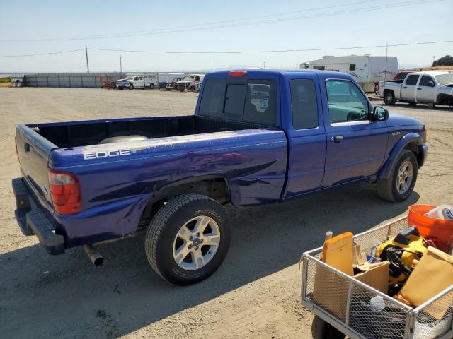 1FTYR44U95PA60984 - 2005 FORD RANGER SUPER CAB BLUE photo 3