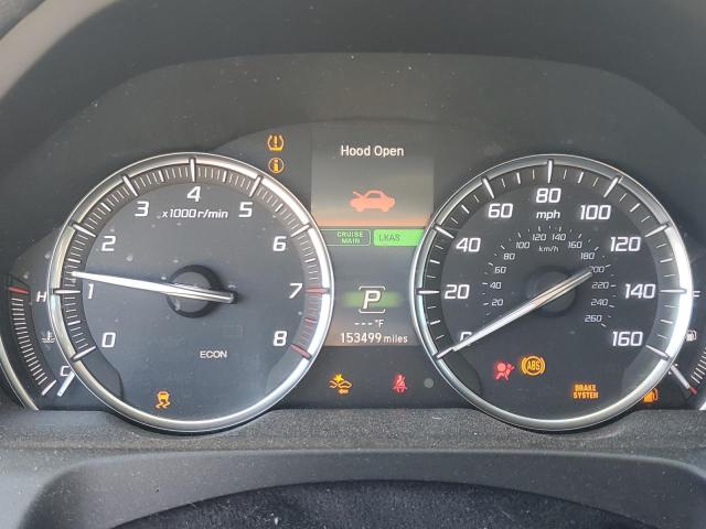 19UUB1F53HA008833 - 2017 ACURA TLX TECH SILVER photo 9