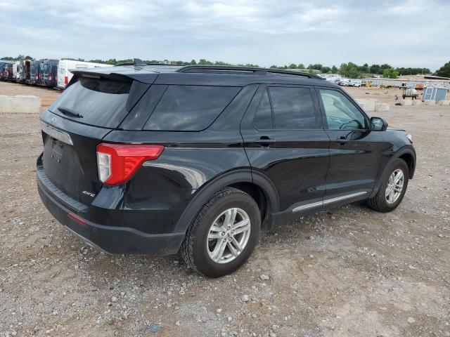 1FMSK8DHXPGB18152 - 2023 FORD EXPLORER XLT BLACK photo 3