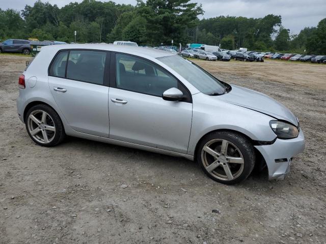 WVWDB7AJ3CW314318 - 2012 VOLKSWAGEN GOLF SILVER photo 4