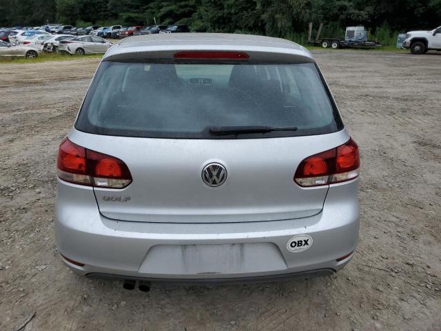 WVWDB7AJ3CW314318 - 2012 VOLKSWAGEN GOLF SILVER photo 6