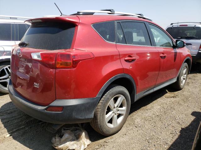 2T3RFREV9DW092452 - 2013 TOYOTA RAV4 XLE RED photo 2