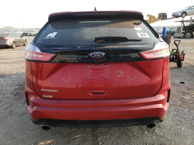 2FMPK4J96LBB31641 - 2020 FORD EDGE SEL RED photo 6