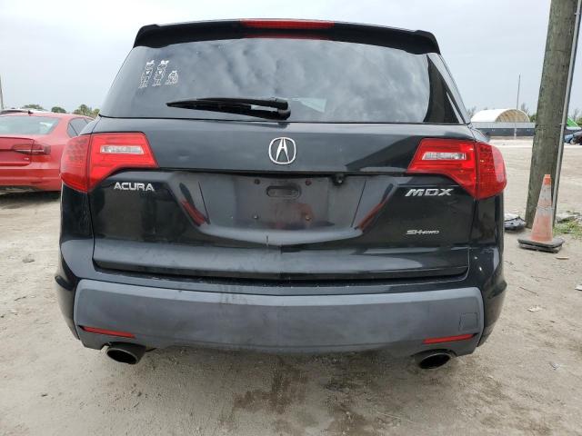 2HNYD28467H531956 - 2007 ACURA MDX TECHNOLOGY BLACK photo 6