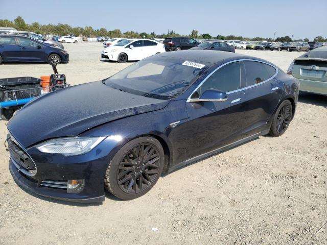 5YJSA1CN4DFP26308 - 2013 TESLA MODEL S Mavi foto 1
