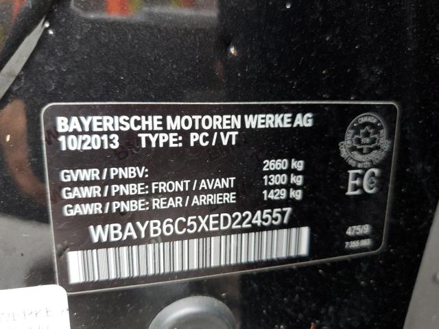 WBAYB6C5XED224557 - 2014 BMW 750I XDRIV XI BLACK photo 12