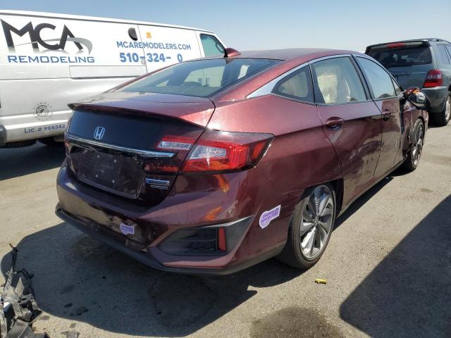 JHMZC5F39KC003573 - 2019 HONDA CLARITY TOURING BURGUNDY photo 3