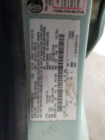 3FADP4BJ8JM104508 - 2018 FORD FIESTA SE TURQUOISE photo 12