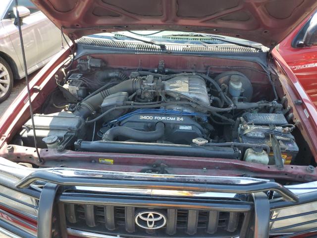 5TEGN92N83Z203848 - 2003 TOYOTA TACOMA DOUBLE CAB PRERUNNER RED photo 11