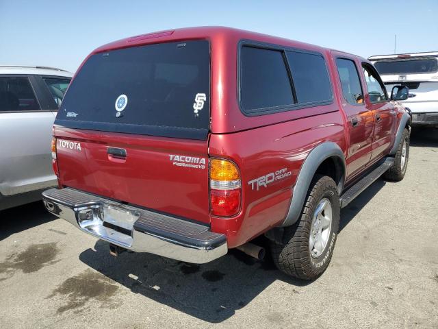 5TEGN92N83Z203848 - 2003 TOYOTA TACOMA DOUBLE CAB PRERUNNER RED photo 3