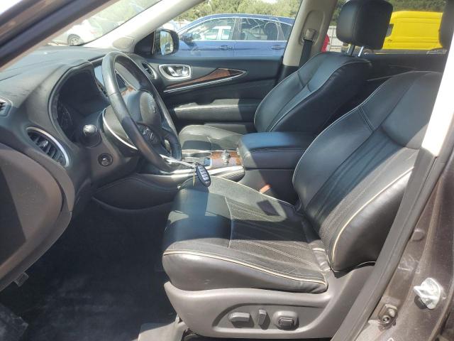 5N1DL0MM9HC519835 - 2017 INFINITI QX60 GRAY photo 7