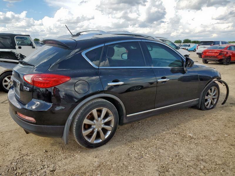 JNKAJ09E58M306808 - 2008 INFINITI EX35 BASE BLACK photo 3