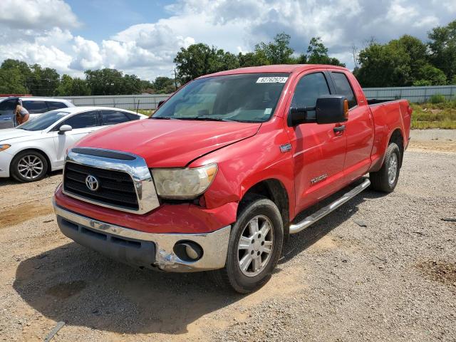 5TFRV54109X073382 - 2009 TOYOTA TUNDRA DOUBLE CAB RED photo 1