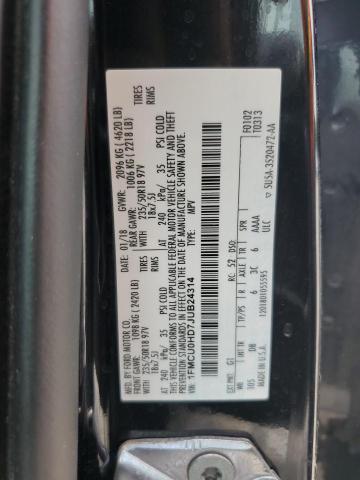 1FMCU0HD7JUB24314 - 2018 FORD ESCAPE SEL BLACK photo 14