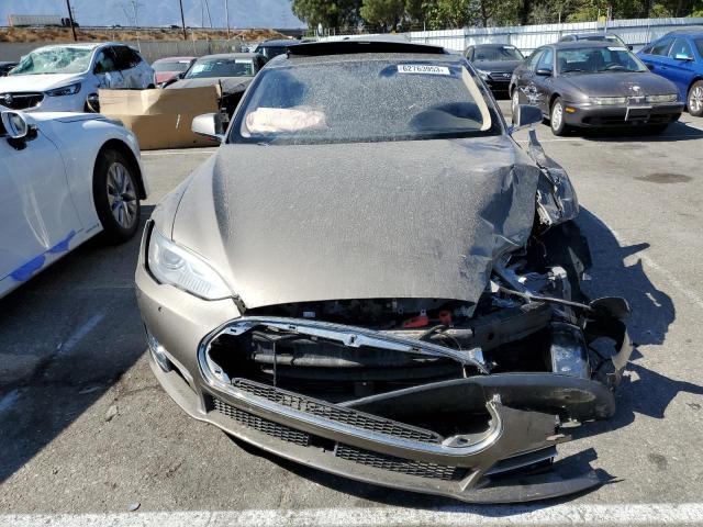 5YJSA1H13FFP77047 - 2015 TESLA MODEL S 85 GRAY photo 5