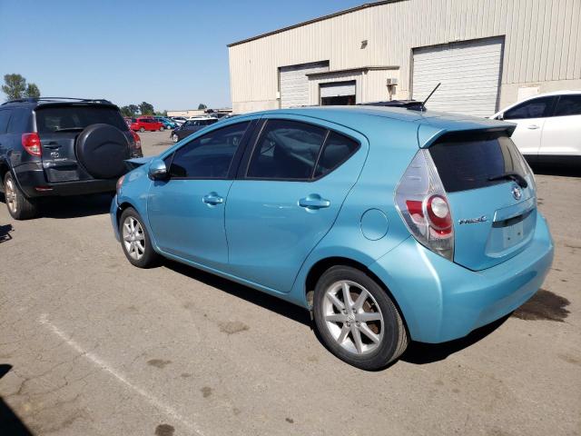 JTDKDTB30D1034980 - 2013 TOYOTA PRIUS C Бірюзовий фото 2