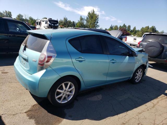 JTDKDTB30D1034980 - 2013 TOYOTA PRIUS C Бірюзовий фото 3