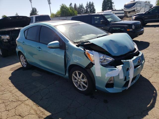 JTDKDTB30D1034980 - 2013 TOYOTA PRIUS C Бірюзовий фото 4