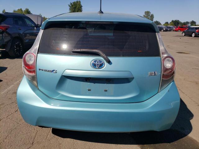 JTDKDTB30D1034980 - 2013 TOYOTA PRIUS C Бірюзовий фото 6