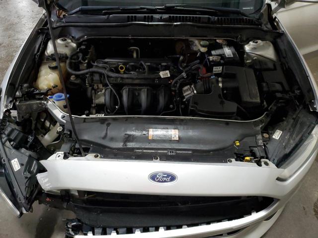 3FA6P0H74GR208020 - 2016 FORD FUSION SE SILVER photo 11