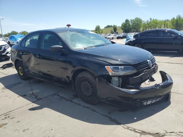 3VW2K7AJ5EM433320 - 2014 VOLKSWAGEN JETTA BASE BLACK photo 4