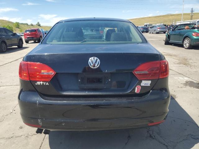 3VW2K7AJ5EM433320 - 2014 VOLKSWAGEN JETTA BASE BLACK photo 6