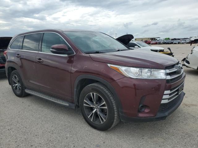 5TDZZRFHXHS221550 - 2017 TOYOTA HIGHLANDER LE BURGUNDY photo 4