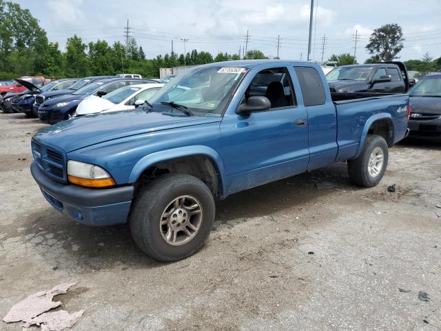 1D7HG32N83S250058 - 2003 DODGE DAKOTA SPORT BLUE photo 1