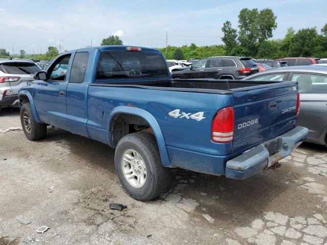 1D7HG32N83S250058 - 2003 DODGE DAKOTA SPORT BLUE photo 2