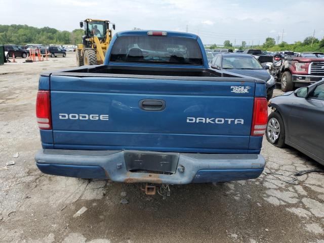 1D7HG32N83S250058 - 2003 DODGE DAKOTA SPORT BLUE photo 6