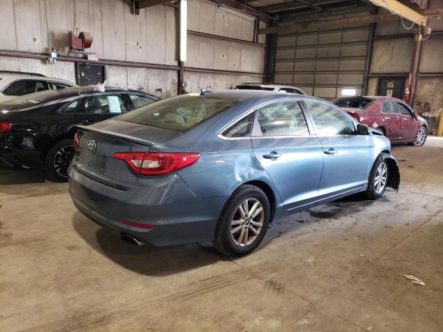 5NPE24AF2HH477439 - 2017 HYUNDAI SONATA SE BLUE photo 3