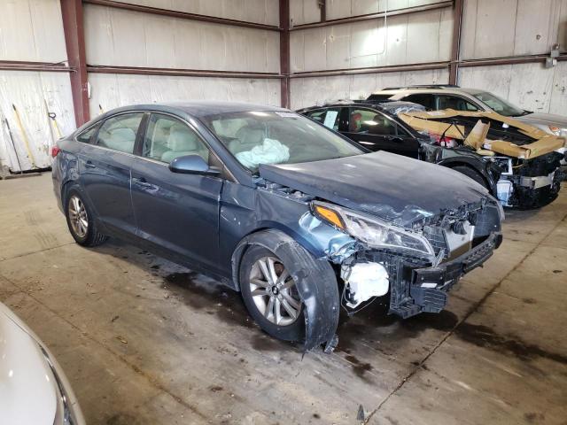 5NPE24AF2HH477439 - 2017 HYUNDAI SONATA SE BLUE photo 4