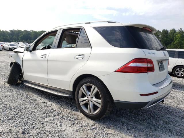 4JGDA5HB3DA120288 - 2013 MERCEDES-BENZ ML 350 4MATIC WHITE photo 2