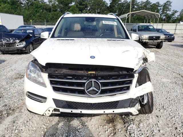 4JGDA5HB3DA120288 - 2013 MERCEDES-BENZ ML 350 4MATIC WHITE photo 5