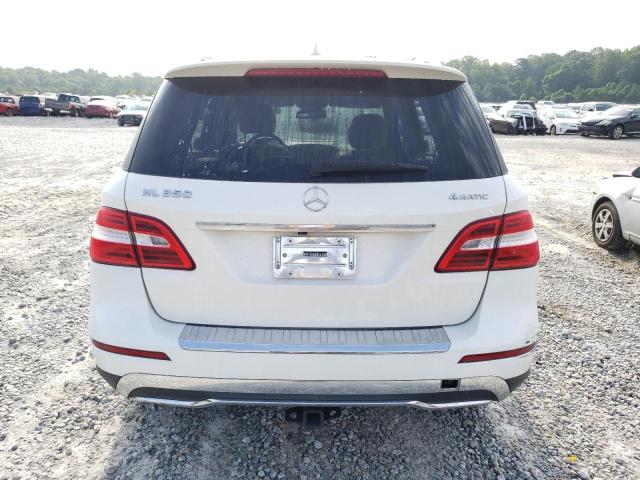 4JGDA5HB3DA120288 - 2013 MERCEDES-BENZ ML 350 4MATIC WHITE photo 6