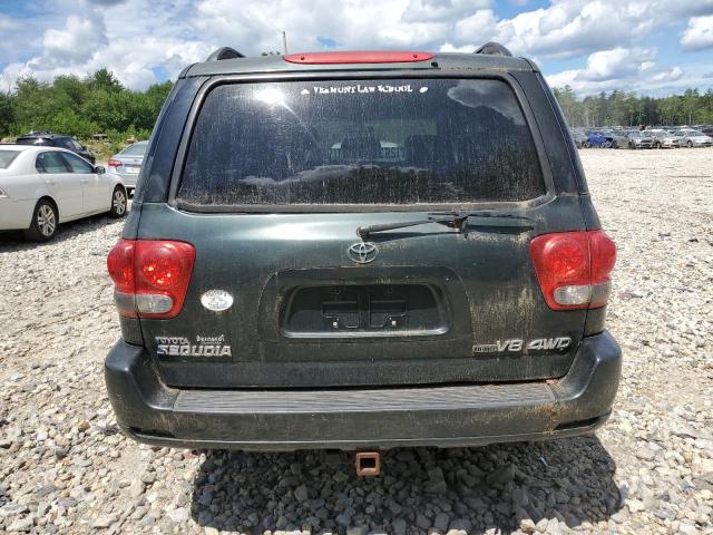 5TDBT44A06S273181 - 2006 TOYOTA SEQUOIA SR5 GREEN photo 6